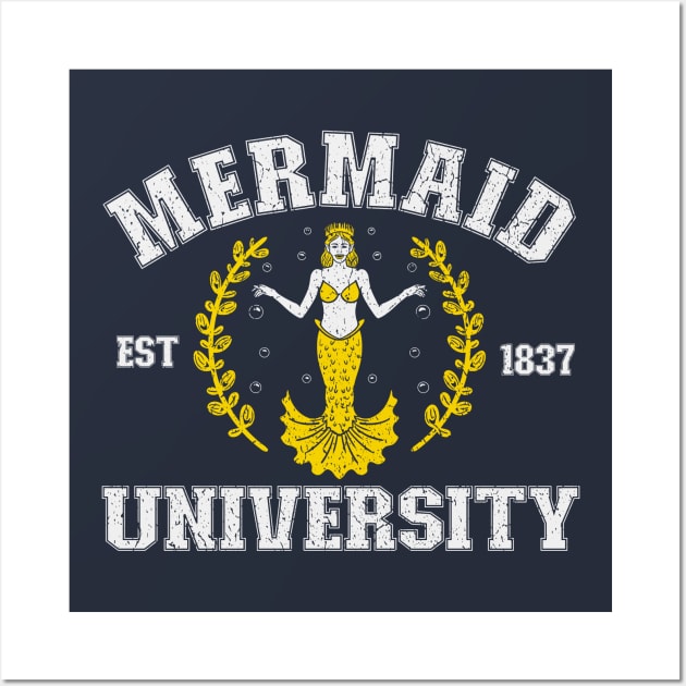 Mermaid University Wall Art by nickbeta